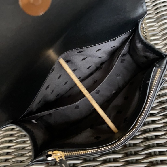 Kate Spade NY remi graphic leopard print pattern flap chain crossbody - Picture 9 of 16